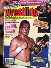 VINTAGESPORTS REVIEW WRESTLING OCTOBER 1987 BARRY WINDHAM BAM BAM DUTCH MANTEL