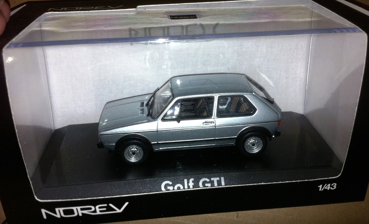 SCARCE 1st ISSUE NOREV VW GOLF MK1 GTI SERIES ONE SILVER DIE CAST