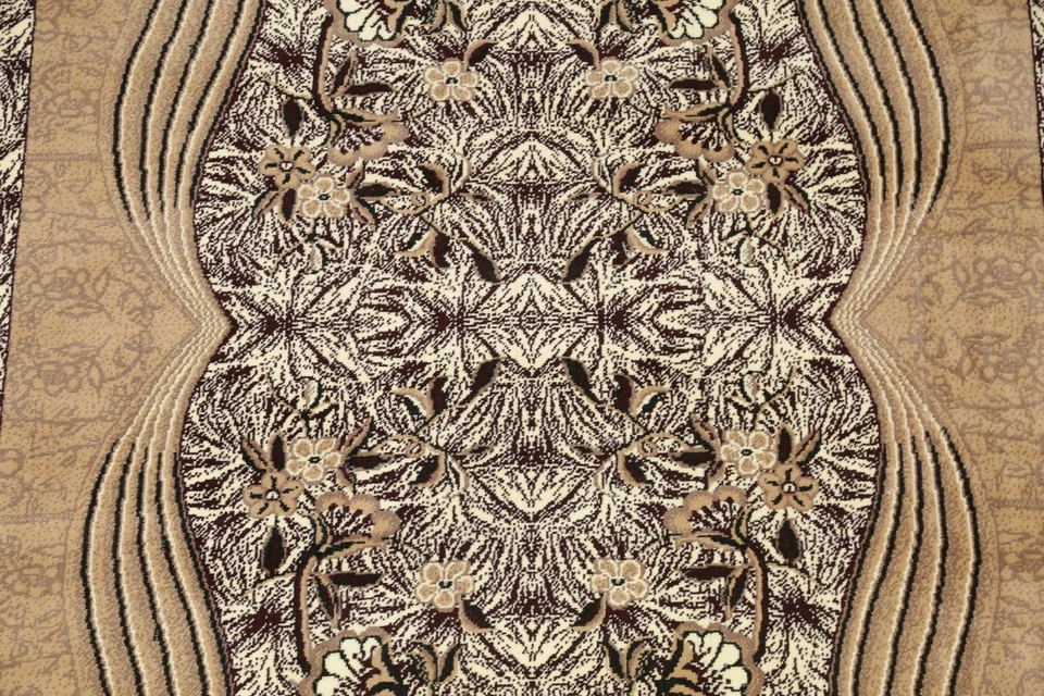 Impresionante Alfombra Moderna Floral Suave Marfil Turca Oriental Acrílico Alfombra 5x7 Foto 4 de 4