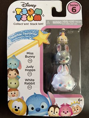 Disney Tsum Tsum Series 6! 3-Pack Figures: Miss Bunny/Judy Hopps