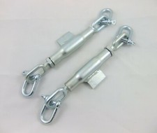 2. WAHL : 2x Spannschloss mit Schäkel für Unterlenker Spannkette für Traktor