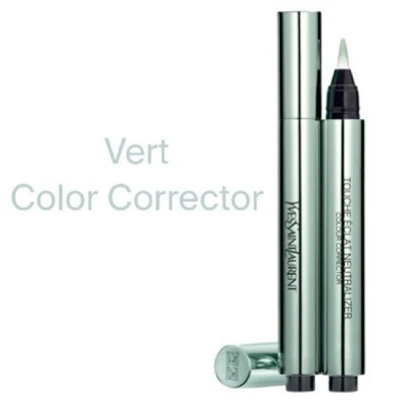2 X YSL TOUCHE ECLAT NEUTRALIZER COLOUR CORRECTOR GREEN FULL SIZE EACH 0.08 oz