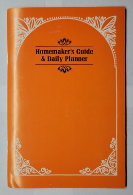 Vintage 1979 The Ready Reference Homemaker's Guide & Daily Planner