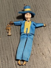 Skeleton Trumpter In Suit Pendant  (Possibly  Day Of The Dead Related)