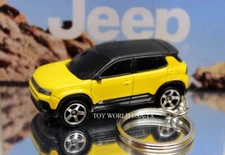 Custom Key chain '23 Jeep Avenger yellow