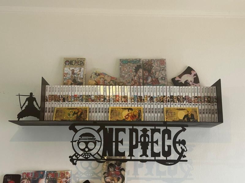 One Piece Mensola in metallo Per Manga Zoro