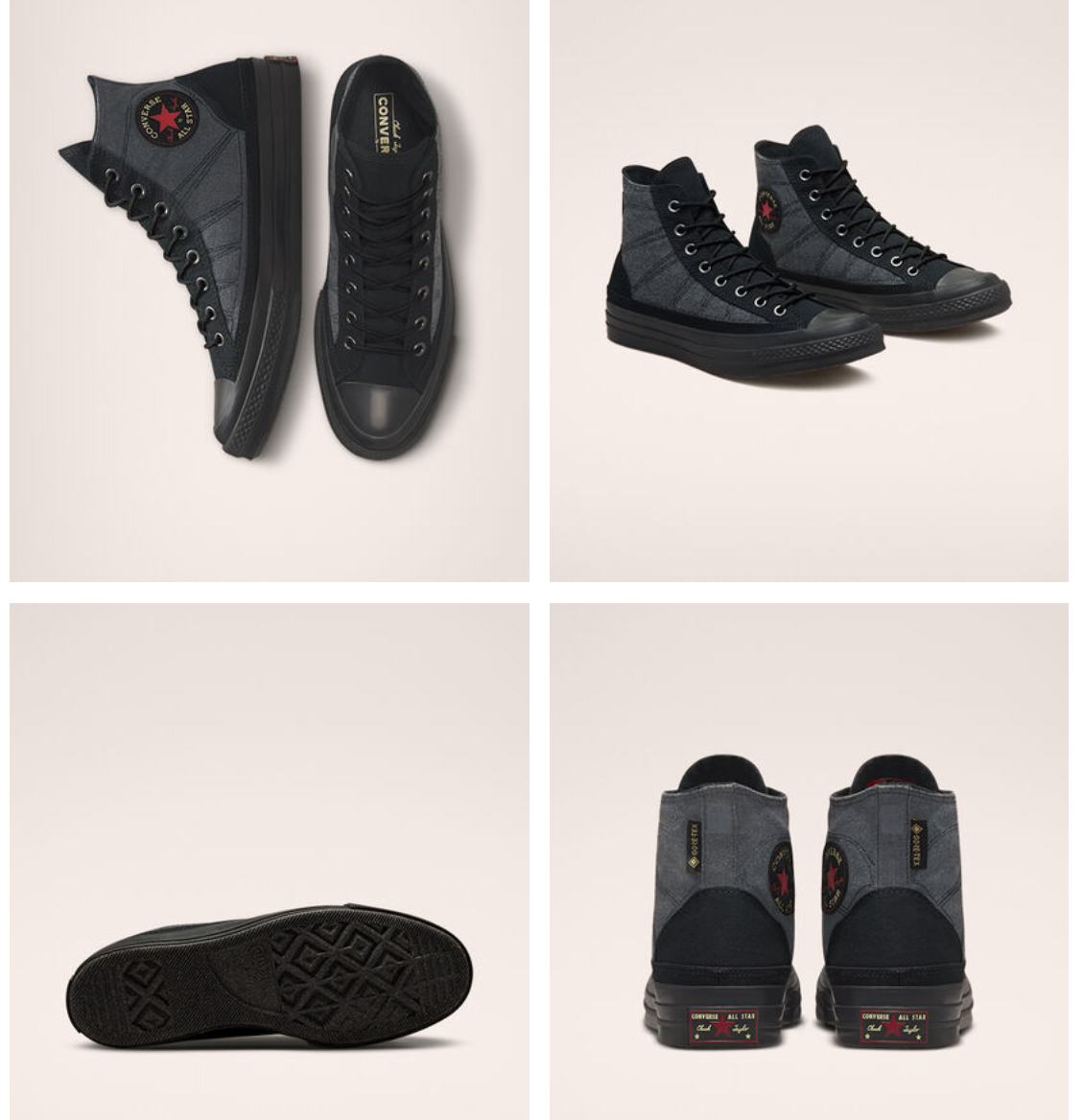 Size 11 - Converse Chuck 70 GORE-TEX High Triple Black for sale