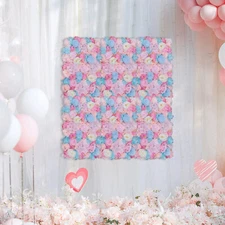 6?? Orchid Pink Artificial Flower Wall Panel Wedding Valentine's Backdrop Decor