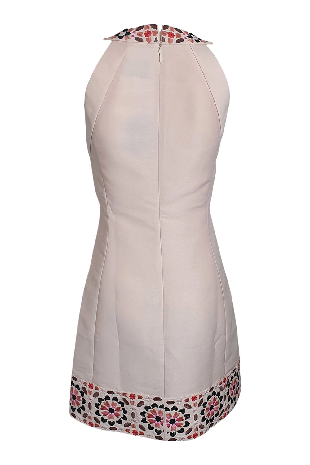 Abito a tubino KATE SPADE rosa perla da piscina impreziosito da mosaico (US 0 UK 4)