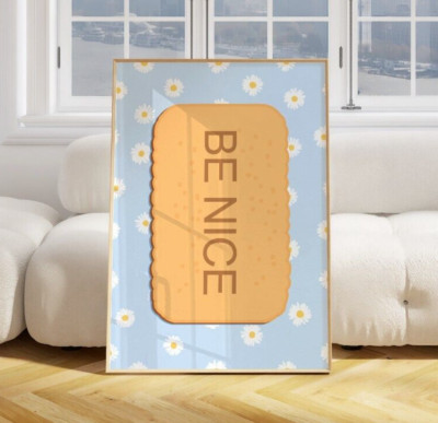 Schöner Keksdruck niedlicher Keks Küche Wandbild Wohndeko Essen 2524