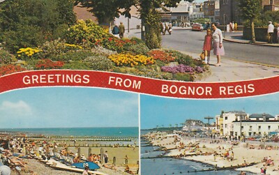 GRUSS AUS BOGNOR REGIS, Sussex - Vintage POSTKARTE