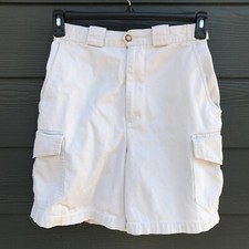VTG XP Xpress Women  s High Waisted Cargo Sack Bag Shorts Sz 5/6 Hong Kong 1980s