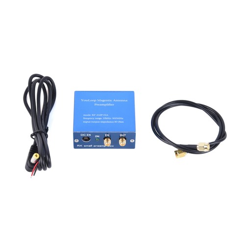 Amplificatore Antenna Magnetico 250mW Passivo Loop Antenna SMA/BNC/3.5MM Audio Nuovo - Foto 3 di 22