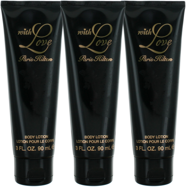 With Love By Paris Hilton For Women Combo Pack: Body Lotion 