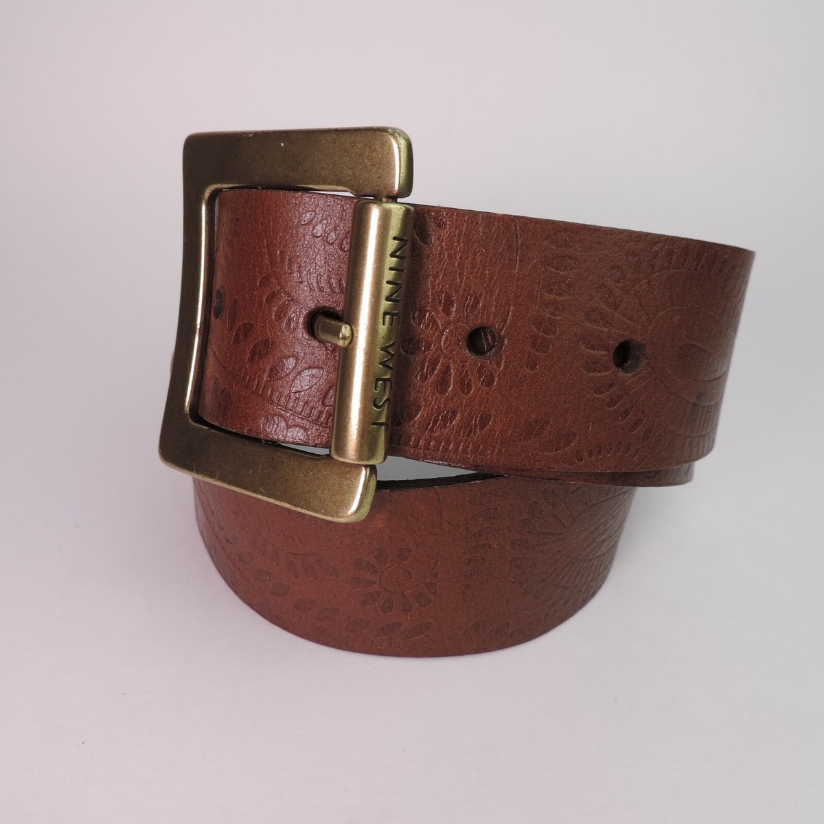 Vintage Nine West Brown Leather Belt Nine West Women main image 4