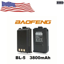 BAOFENG BL-5 Extended 3800mAh Battery for UV-5R UV-5R Plus BF-8F Series Radio