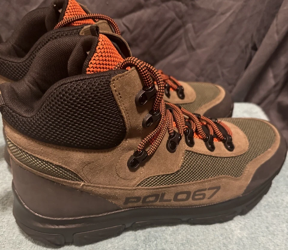 Polo Ralph Lauren Adventure 300 Mid Men’s Boots Green Size 14 NWOB - Image 4 of 4