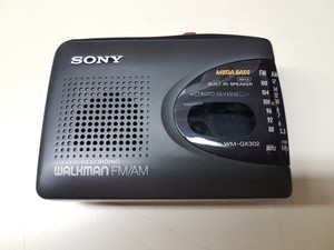 walkman cassette sony recorder mega bass wm fm player radio am
