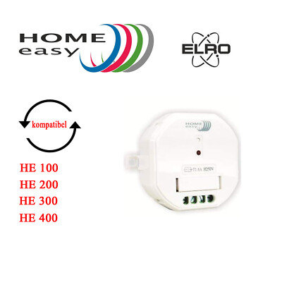 Funk Unterbau DIMMER 300 Watt Home Easy HE204EU Funk Einbau Funkdimmer          
