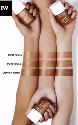 NIB ELF Bronzing Drops Pure Gold New Product FULL SZ! D-Bronzi Dupe? - Picture 2 of 2