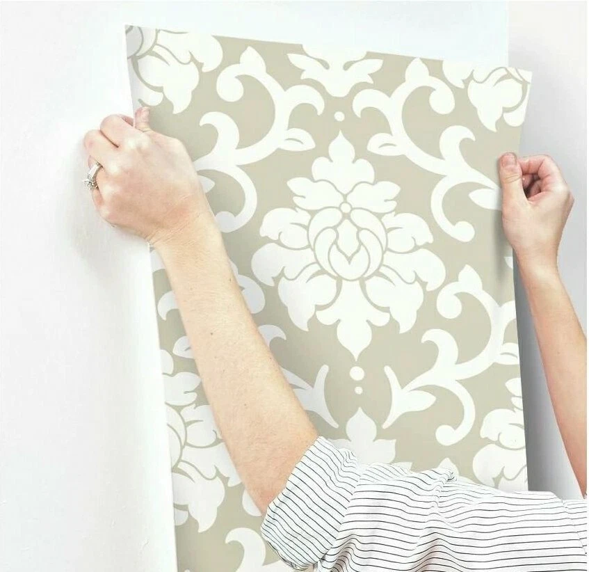 Papel tapiz RoomMates Gold Dream Big Script pelar y pegar 20,5" x 16,5 pies Foto 3 de 4