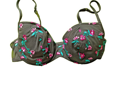 Presence at Debenhams Plunge-BH schwarz Mix mit Bügel gepolstert Baumwolle reichhaltig