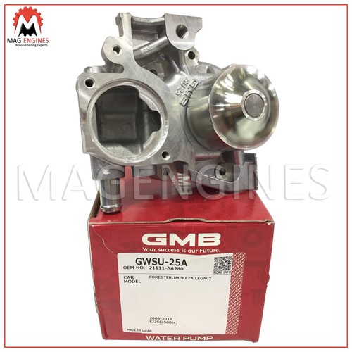 21111-AA280 WATER PUMP SUBARU EJ253 FOR FORESTER IMPREZA & LEGACY 2.5 LTR SOHC - Picture 2 of 2