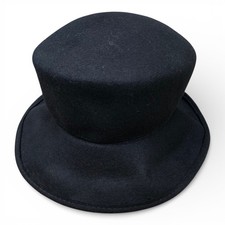 Vintage AMANDA SMITH 100 Wool Fedora Cloche Hat Women's One Size Made in Italy