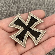 Replica Metal German Iron Cross Order Prussian Badge Accessory Large Brooch Pin
