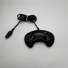 OEM Black Sega Genesis 3-Button Wired Vintage GEN Controller MK-1650
