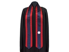 Laos Flag Graduation Sash/Stole International Study Abroad Adult Unisex