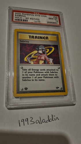 Sabrina (1st Edition) graded PSA 10 for sale on eBay