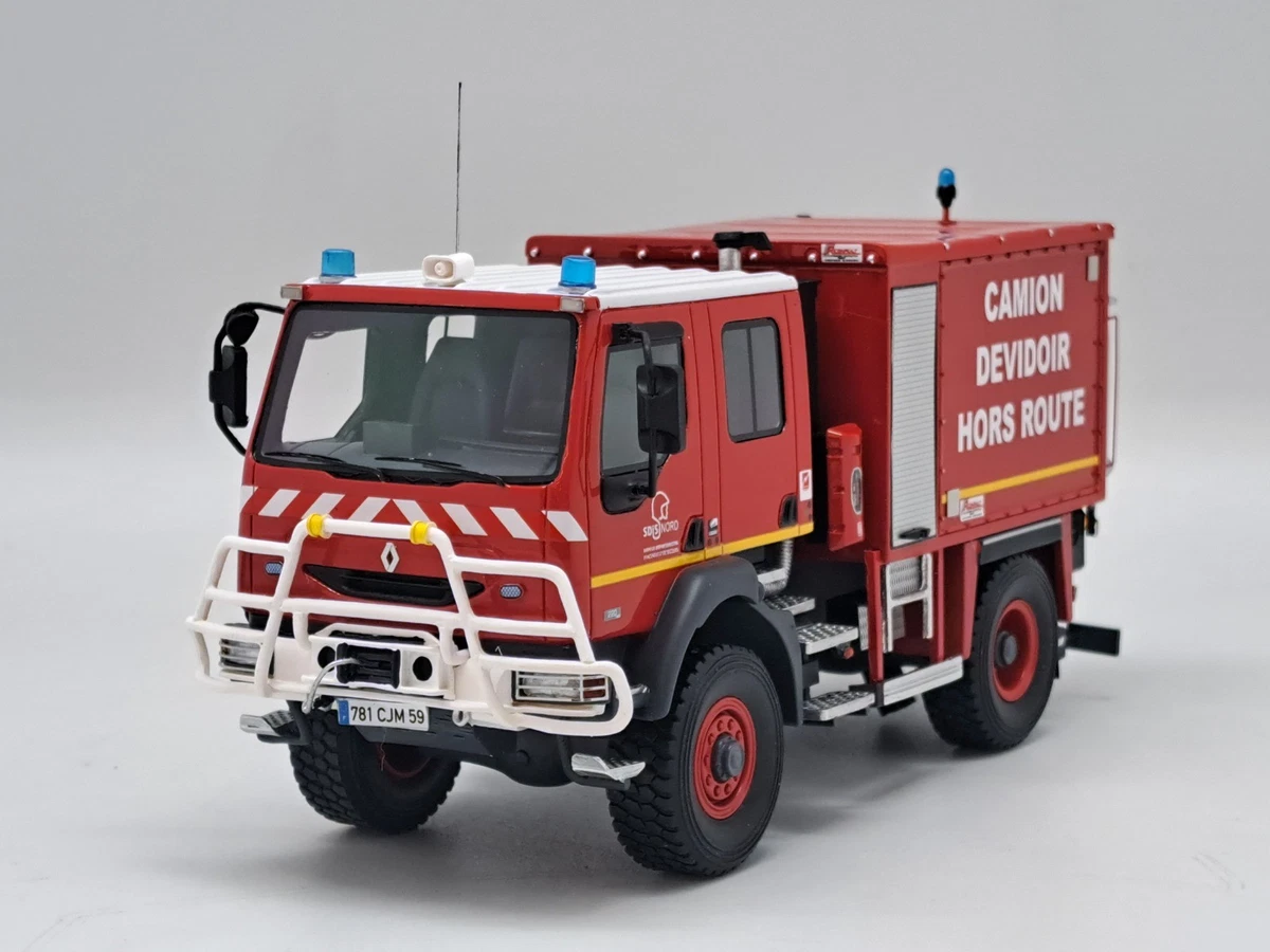 Asgard 4 Figurines Pompiers – Échelle 1:43, Résine, France