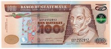 GUATEMALA P-126fz 100 Quetzales 2015 AUNC Serie Z STAR Remplacement