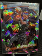 2025 Panini Prizm WNBA Rayah Marshall Cracked Ice Prizm RC #47