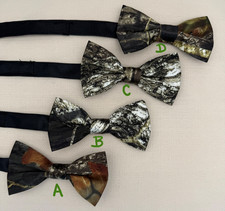 MOSSY OAK Camo Bow Tie Camouflage Pre-Tied Adjustable NEW Wedding Prom Formal