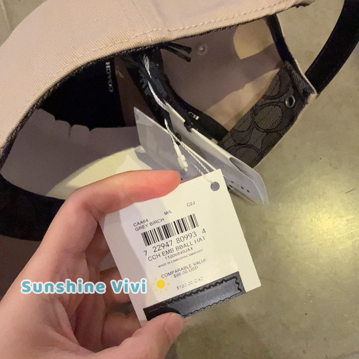 NWT！COACH Embroidered Baseball Hat（COACH CAA64）SIZE M/L Coach Embroidered Baseball Hat CAA64 | Grailed main image 2