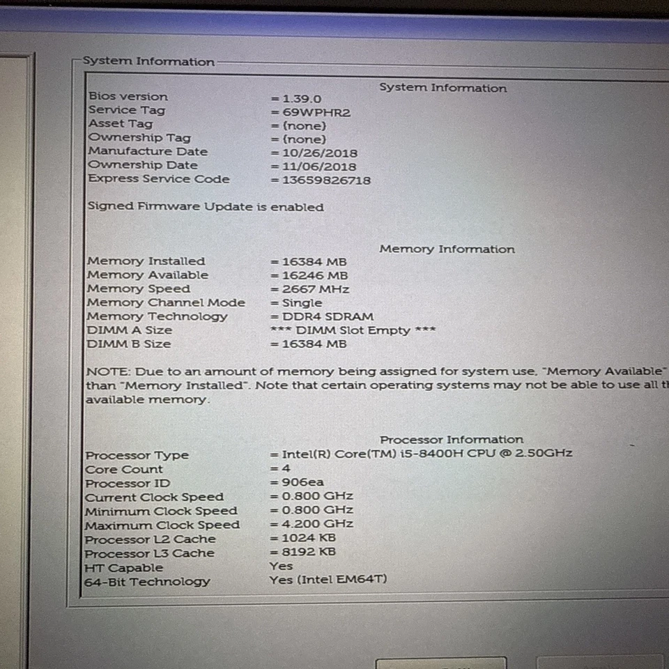 Dell Latitude 5491 · i5-8400 · 16GB · 256GB, photo 3 of 5
