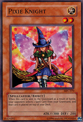 Pixie Knight - MFC-070 - Common - Unlimited Edition - Heavily Played