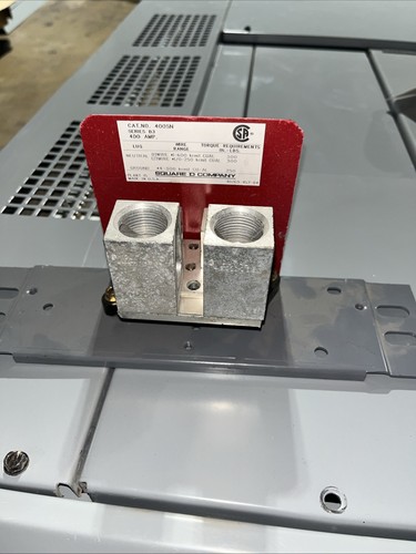 NEW SQUARE D 400SN GROUNDABLE NEUTRAL ASSEMBLY 400 AMP 480/277V - Picture 1 of 4