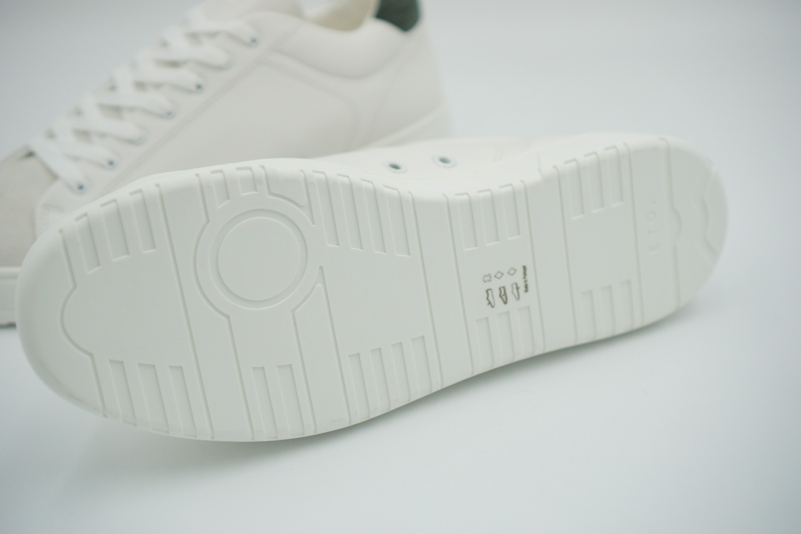 Men ETQ Amsterdam Sneakers Genuine Leather & Suede White EU45 UK11 US12 RPR image 8