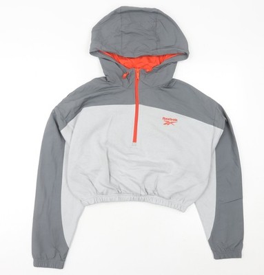 Pullover Hoodie Damen UK 8 normal Reebok grau