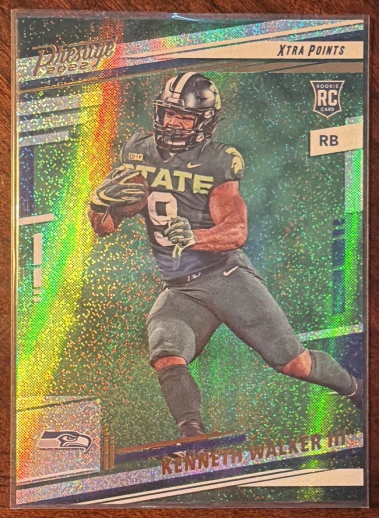 2022 Prestige Kenneth Walker III Xtra Points Dots #314 Rookie Seattle Seahawks