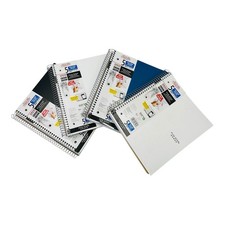4 Notebooks Five Star 5 Subject College Ruled Notebooks 200 Sheets