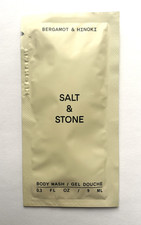 SALT STONE Bergamot Hinoki Body Wash 0.3 fl oz 9 ml travel sample