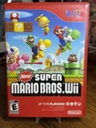 New Super Mario Bros. Wii - COMPLETE CIB - Original Red Case Near MINT Disc! 🍄