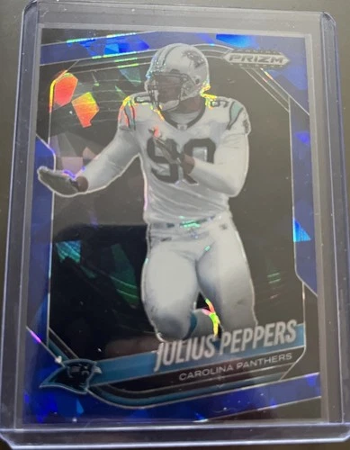 Panini Prizm Black 2025 Julius Peppers Panthers Blue Ice Prizm SP /125