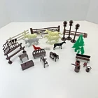 1950s MARX Roy Rogers Double R Ranch & Mineral City Animals & Accessories