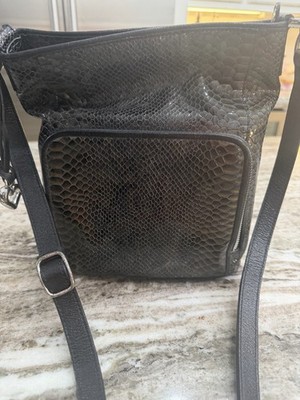 Brighton Snake Skin Crossbody Bag
