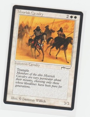 Magic the Gathering ~ MTG ~ 1x Moorish Cavalry ~ M/NM ~ Arabian Nights ~ LIGHT